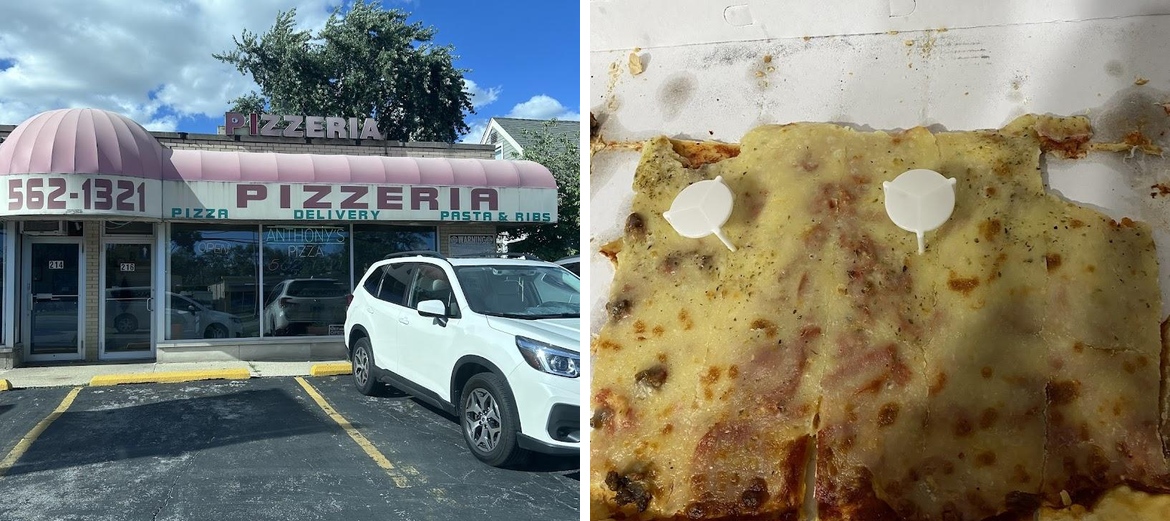 Anthony's Pizzeria Menu